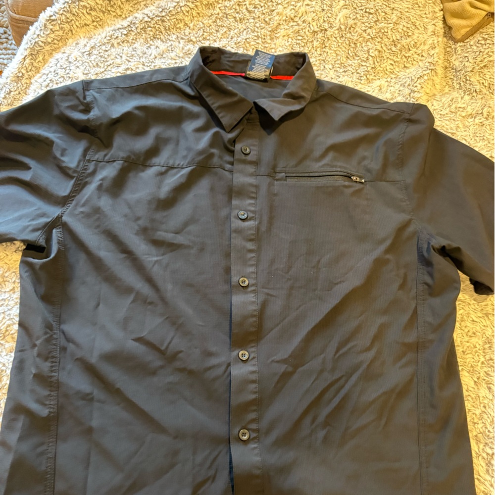 Gerry Weber‎ black Button-Up short sleeve shirt XL